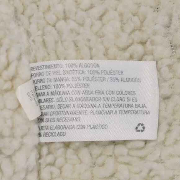 Goodfellow & Co. Sherpa Lined Denim Trucker Jacket Faux Fur Blue Wash Mens XL - Picture 5 of 11